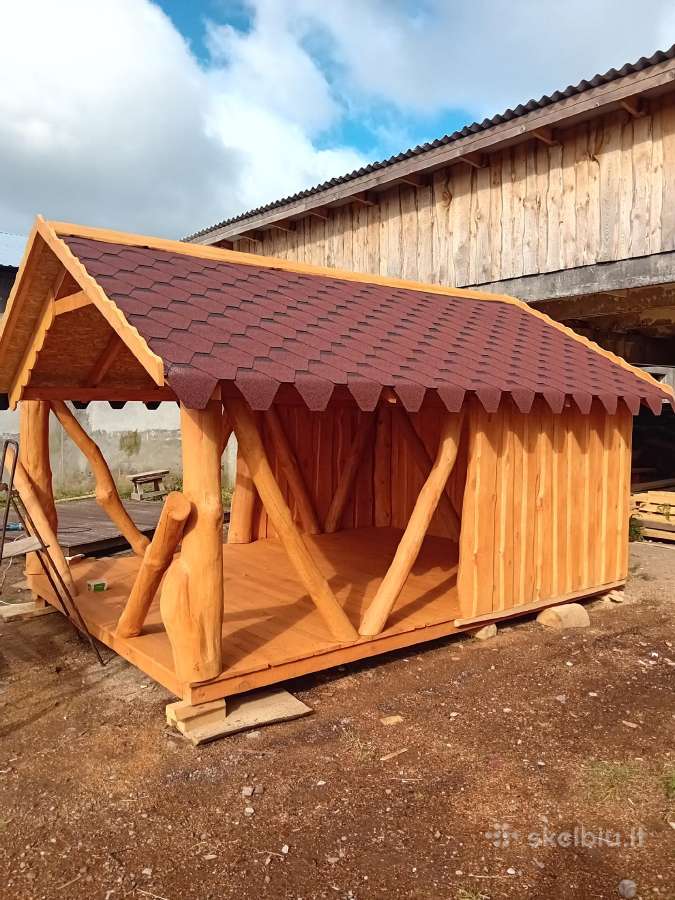Parduodu kreivuolių pavėsines.kaina nuo 750€
