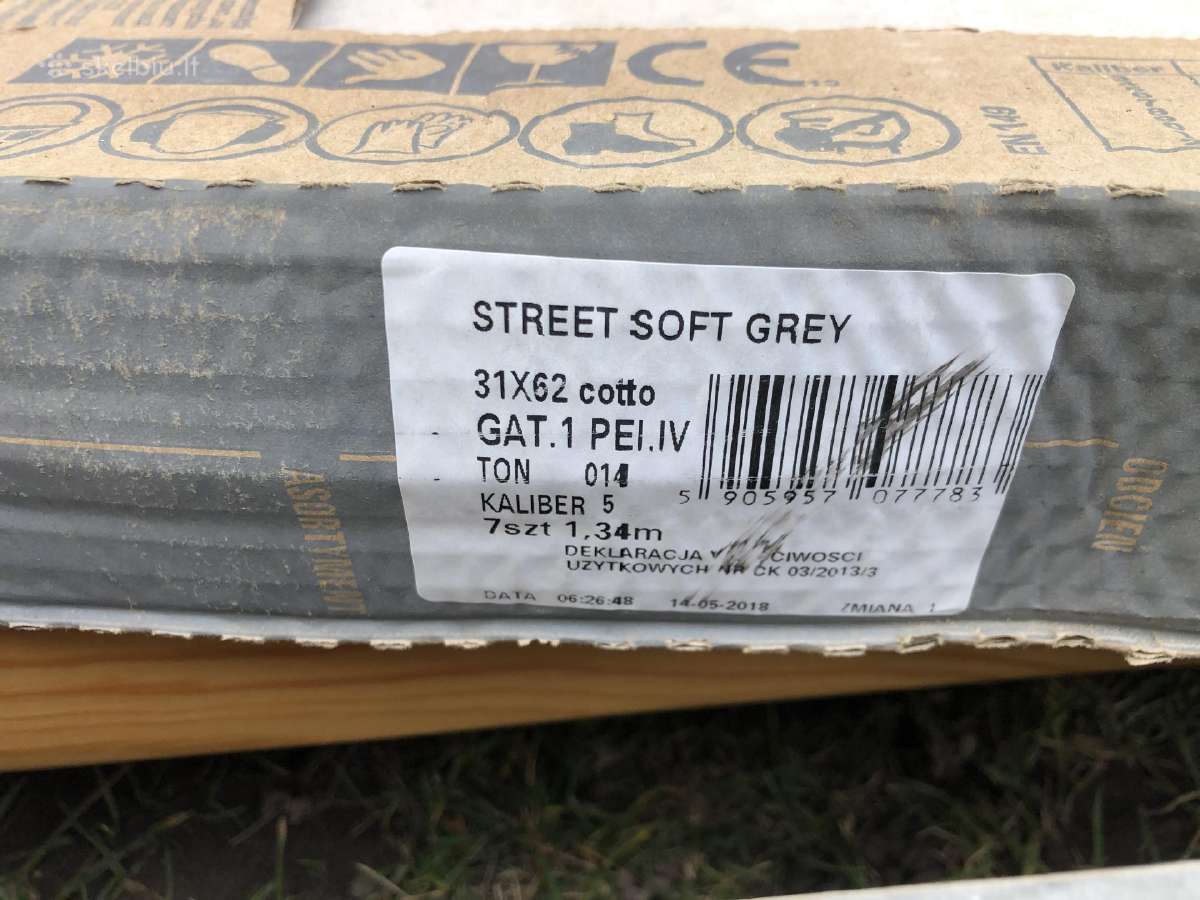 Plytelės Greenline Sreet Soft Grey, 3.6 kv.m - nuotraukos Nr. 5