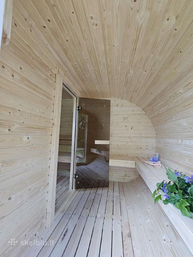 Pusapvalė pirtelė,pirtis, bačka,pirtys - nuotraukos Nr. 26
