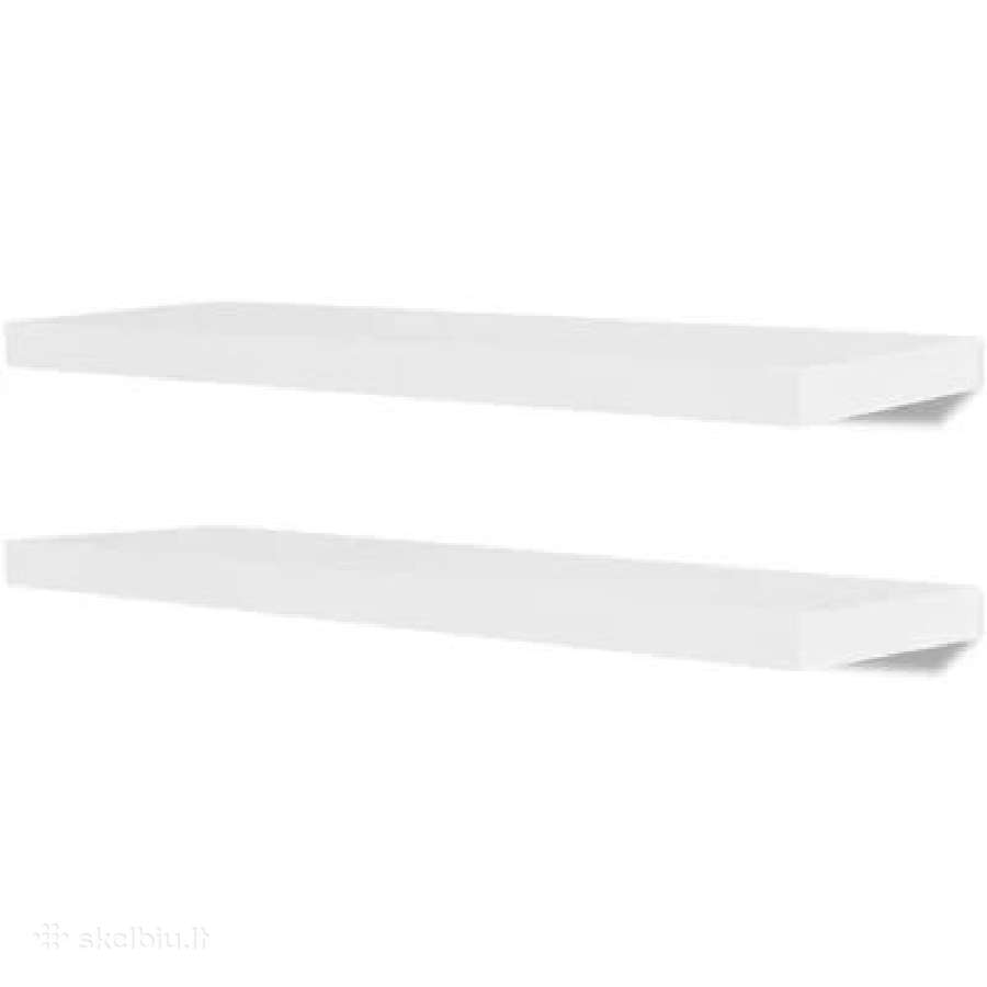 Eksponavimo 2 sieninės lentynos 80cm - nuotraukos Nr. 5