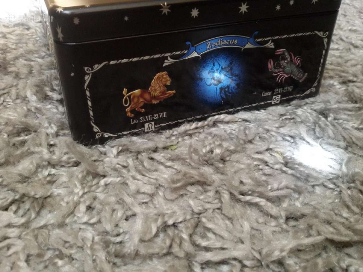 "Astrology Zodiacus" metaline dežutė 160x205x70 mm - nuotraukos Nr. 2