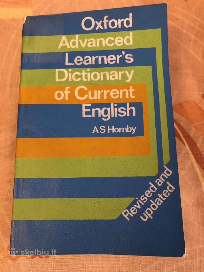 Advanced learner's dictionary of curent english