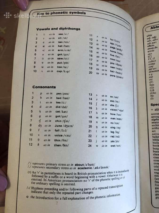 Advanced learner's dictionary of curent english - nuotraukos Nr. 2