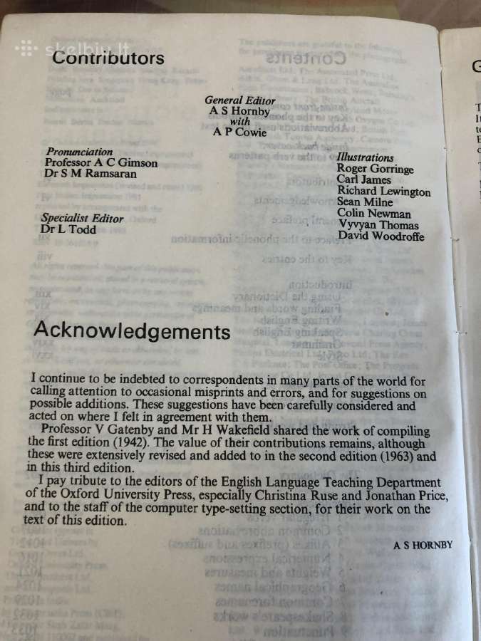 Advanced learner's dictionary of curent english - nuotraukos Nr. 6