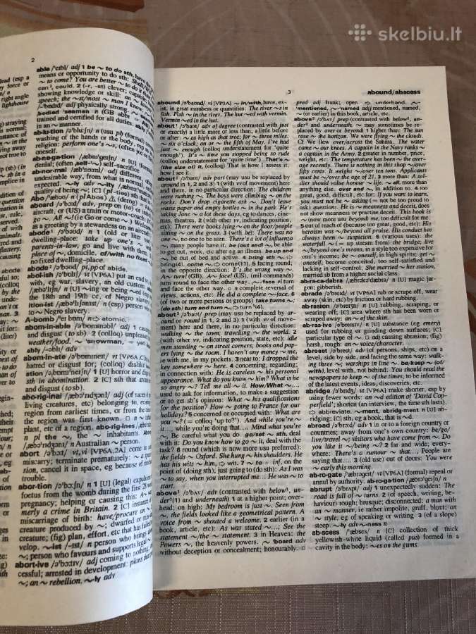 Advanced learner's dictionary of curent english - nuotraukos Nr. 8
