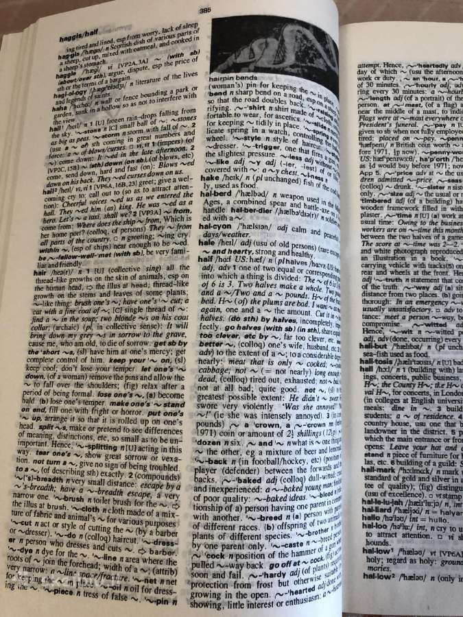 Advanced learner's dictionary of curent english - nuotraukos Nr. 9