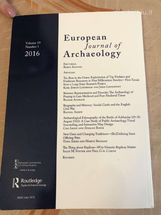 European journal of archeology 2016 m - nuotraukos Nr. 6