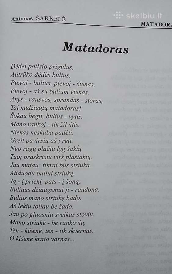 Antanas Šarkelė eilėraščiai vaikams - nuotraukos Nr. 5