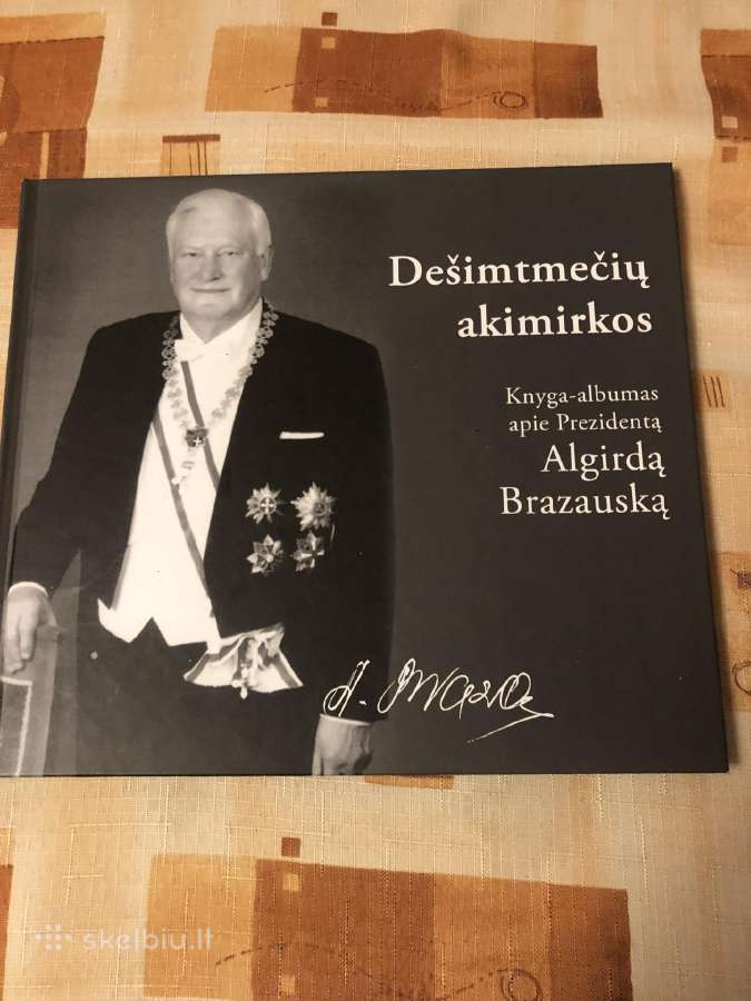 Apie algirdą brazauską nauja knyga- albumas
