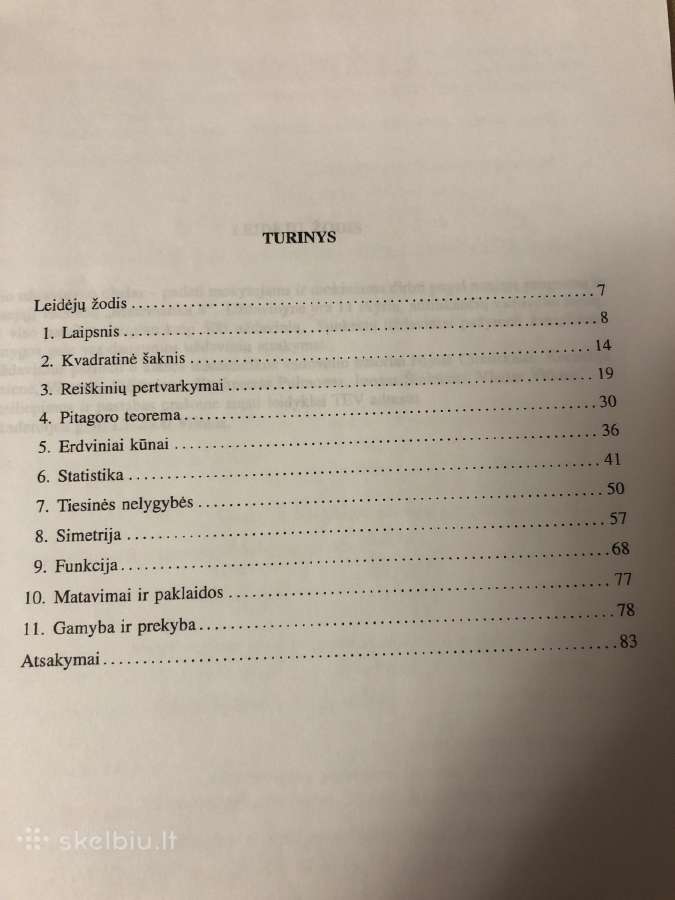 Matematika uždavinynas 8 kl - nuotraukos Nr. 3