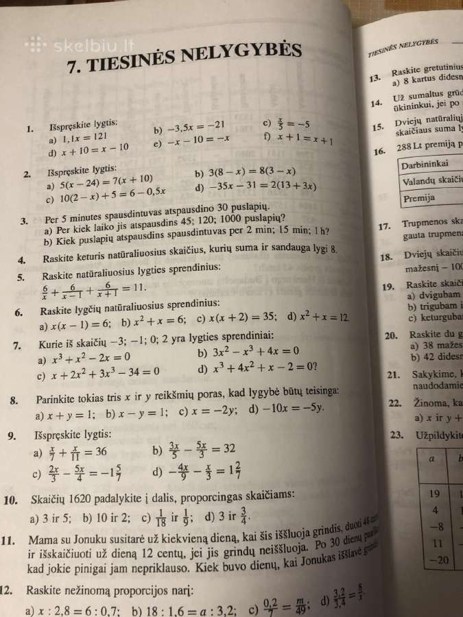 Matematika uždavinynas 8 kl - nuotraukos Nr. 4