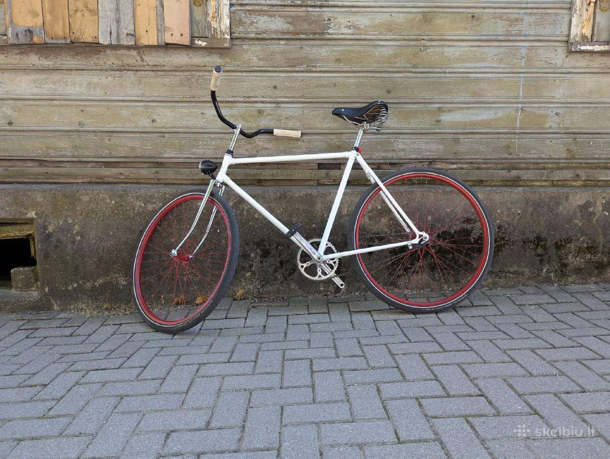 Vienabėgis Single Speed Retro Miesto Dviratis - nuotraukos Nr. 2