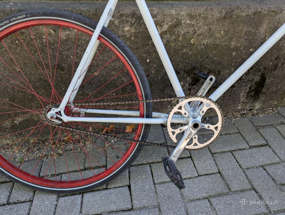 Vienabėgis Single Speed Retro Miesto Dviratis - nuotraukos Nr. 3