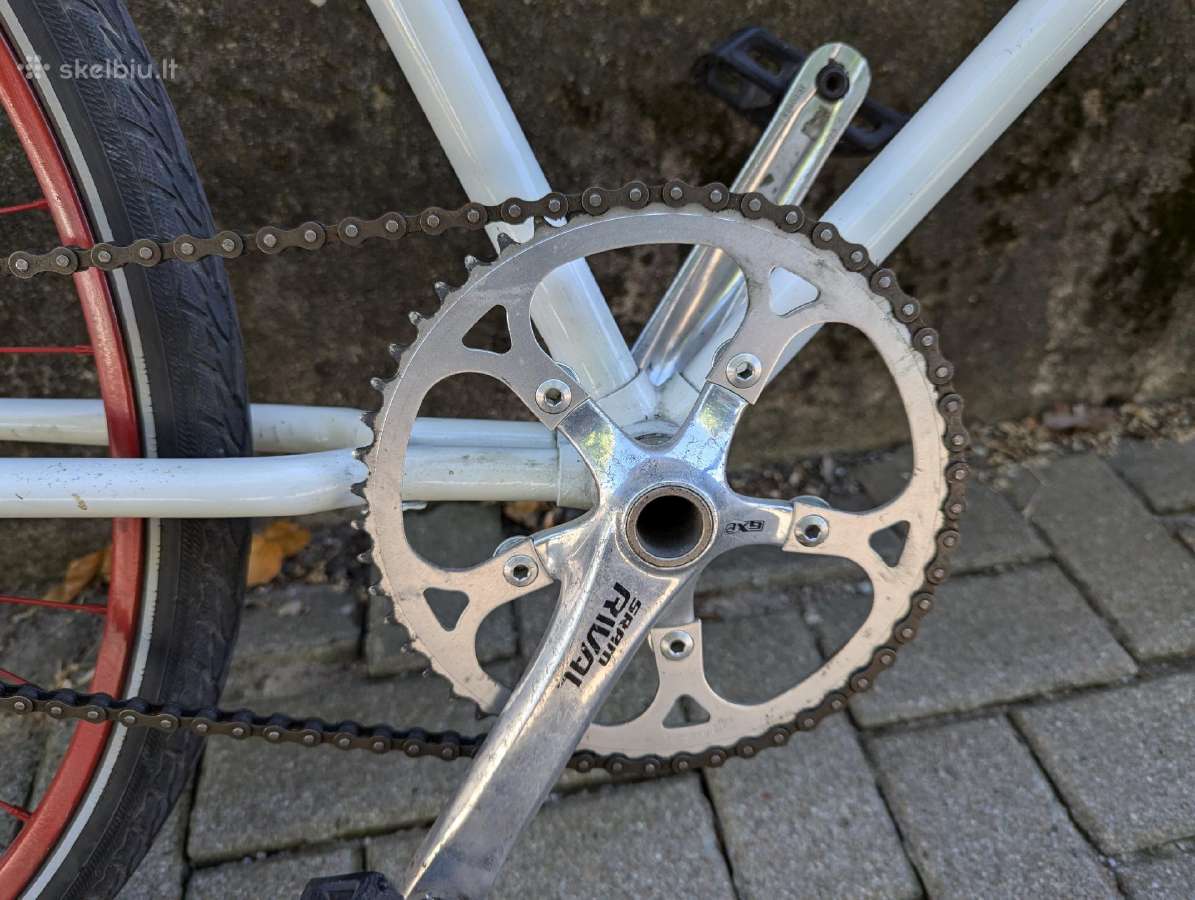 Vienabėgis Single Speed Retro Miesto Dviratis - nuotraukos Nr. 4