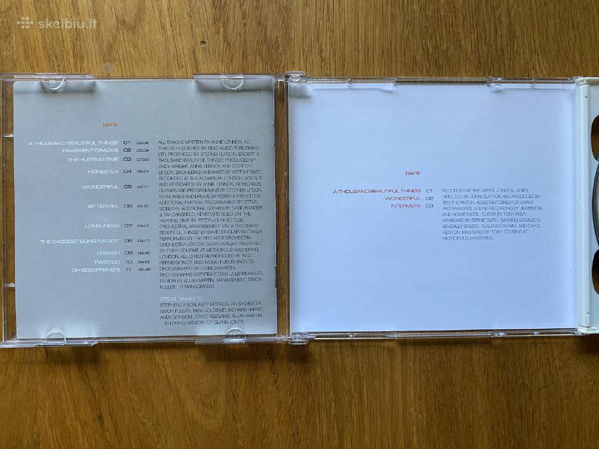 Originalus Annie Lennox – Bare , CD+dvd - nuotraukos Nr. 5