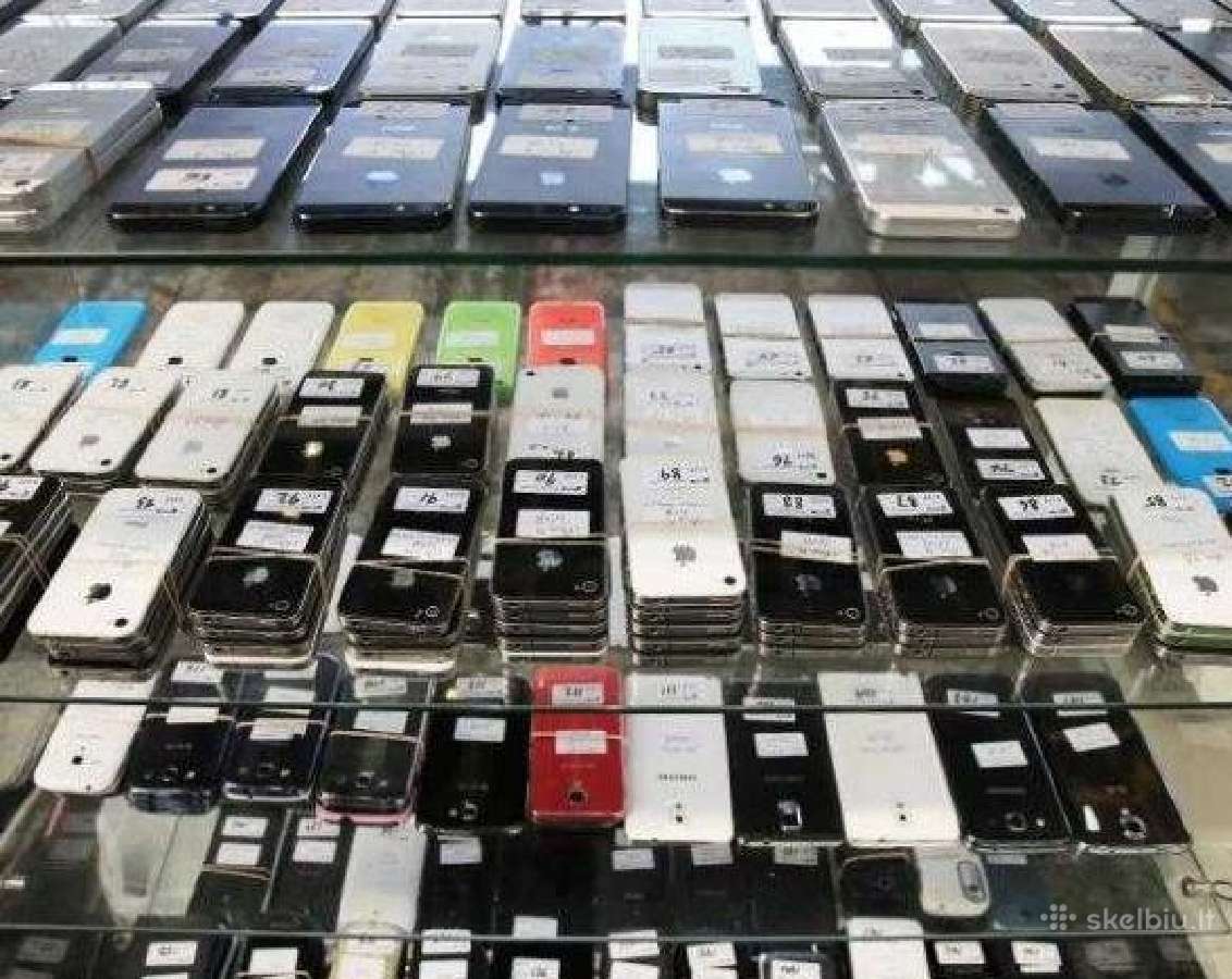 Perkame telefonus, veikiančius ir su defektais