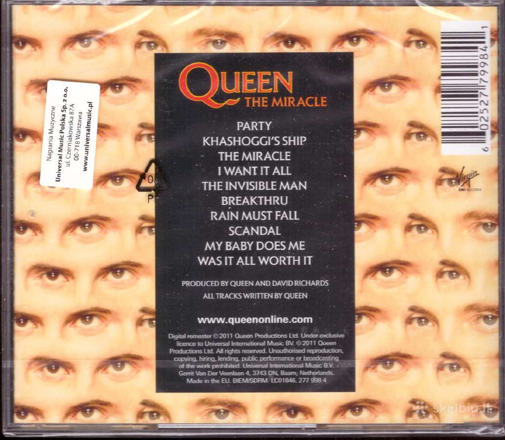 Queen CD The Miracle - nuotraukos Nr. 2