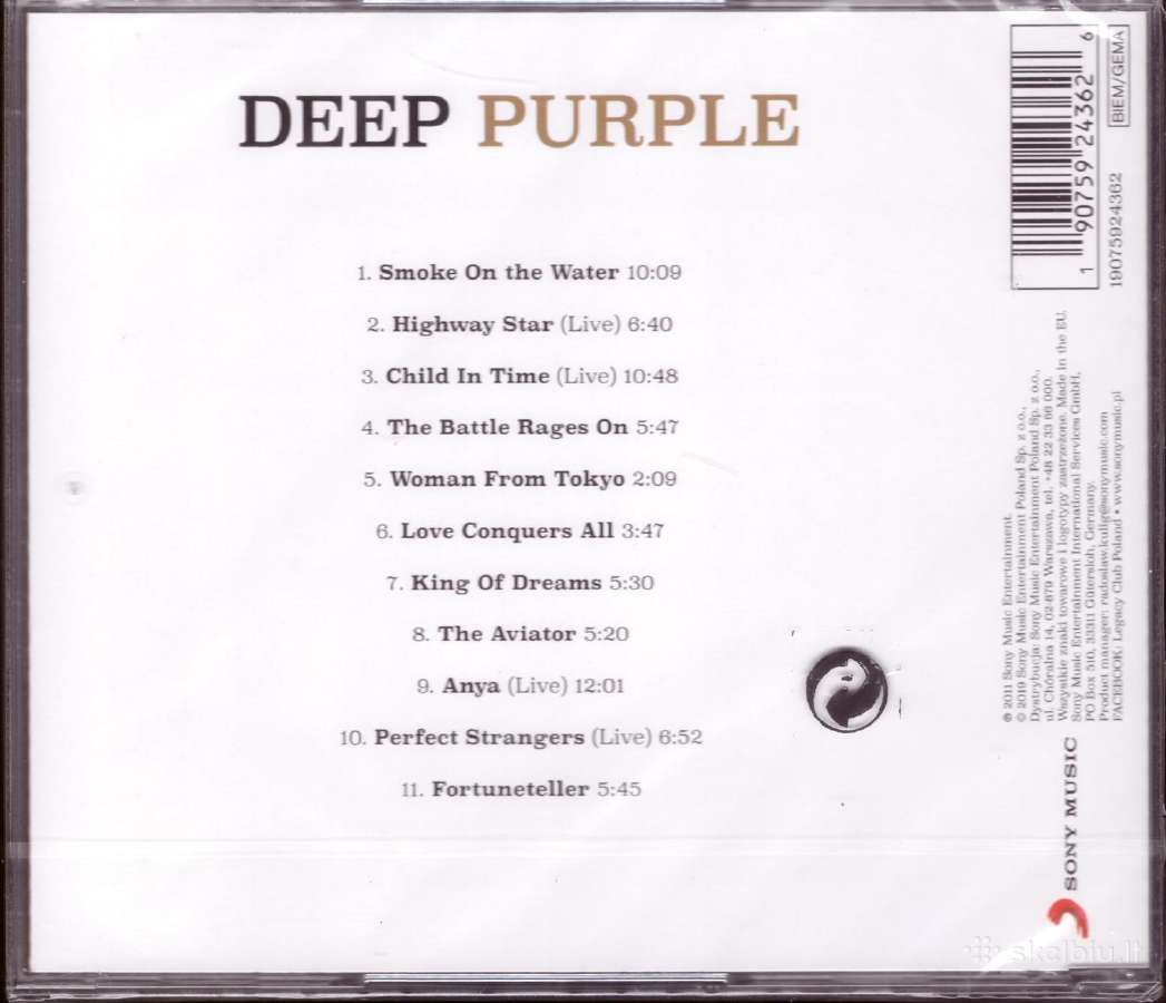Deep Purple CD The Collection - nuotraukos Nr. 2
