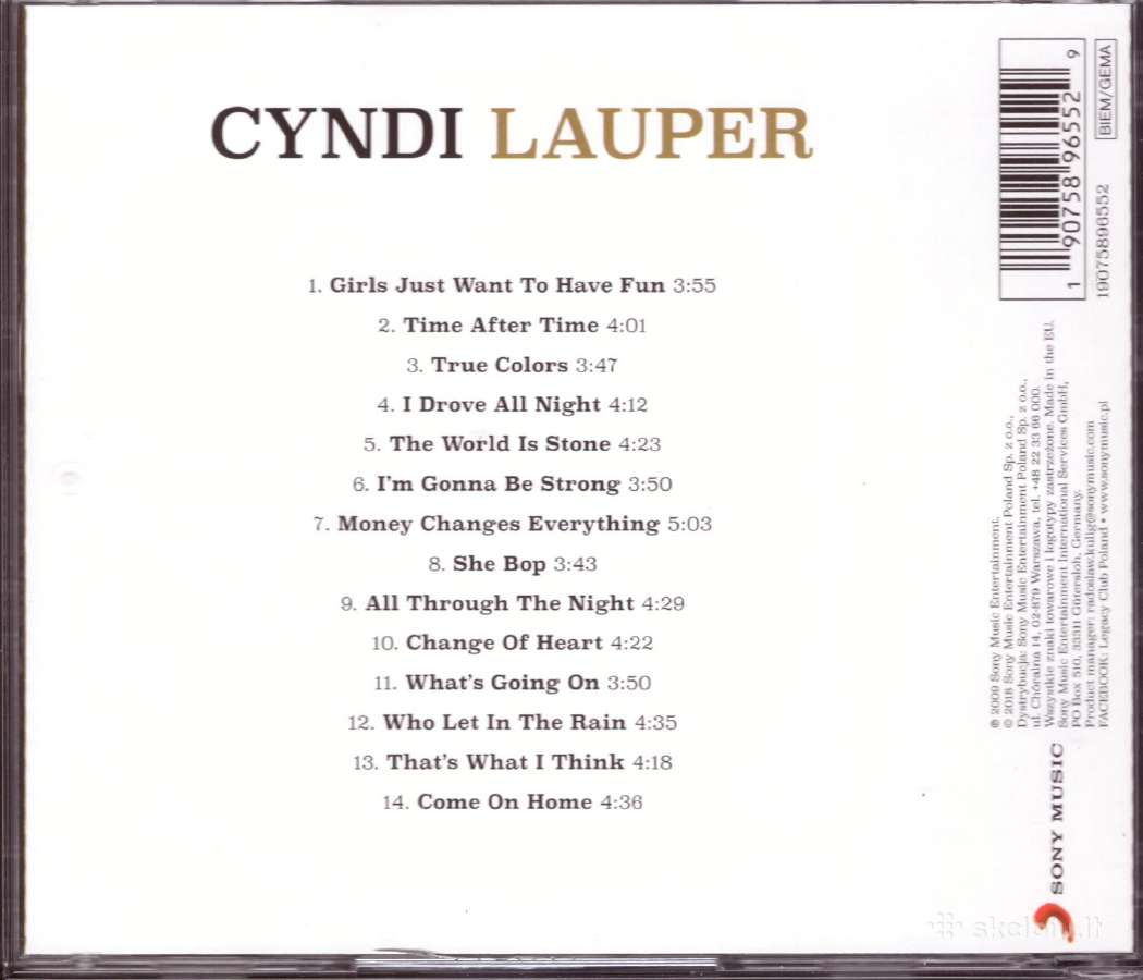 Cyndi Lauper CD Collection - Time After Time - nuotraukos Nr. 2
