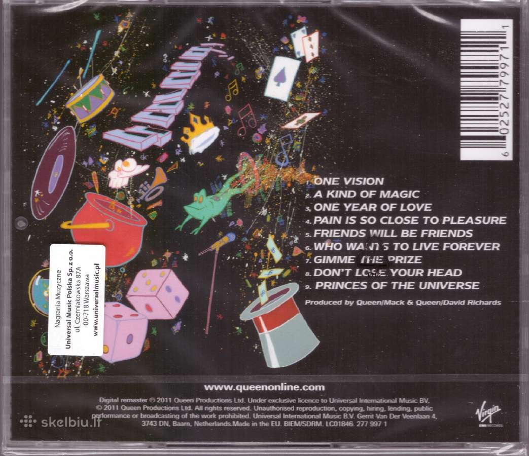 Queen CD A Kind Of Magic 2011 remaster - nuotraukos Nr. 2