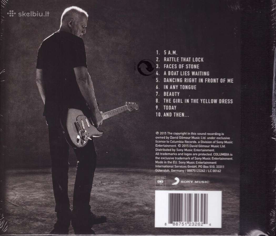 David Gilmour CD Rattle That Lock - nuotraukos Nr. 2