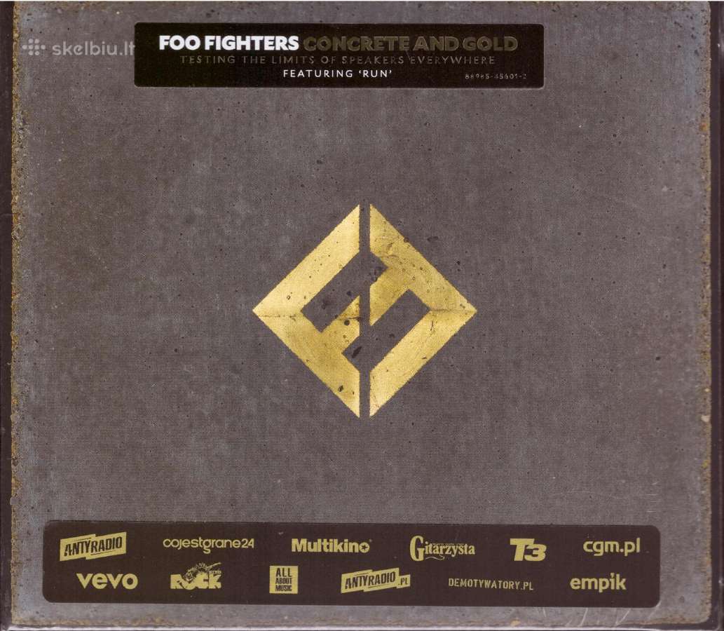 Foo Fighters CD Concrete And Gold