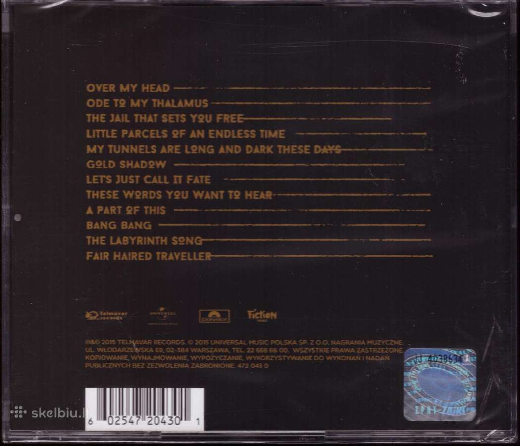 Asaf Avidan CD Gold Shadow - nuotraukos Nr. 2
