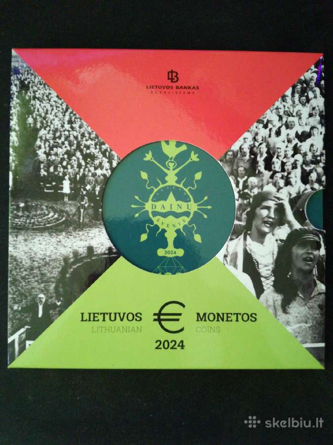 Monetų rinkinys skirtas Dainų Šventei 2024