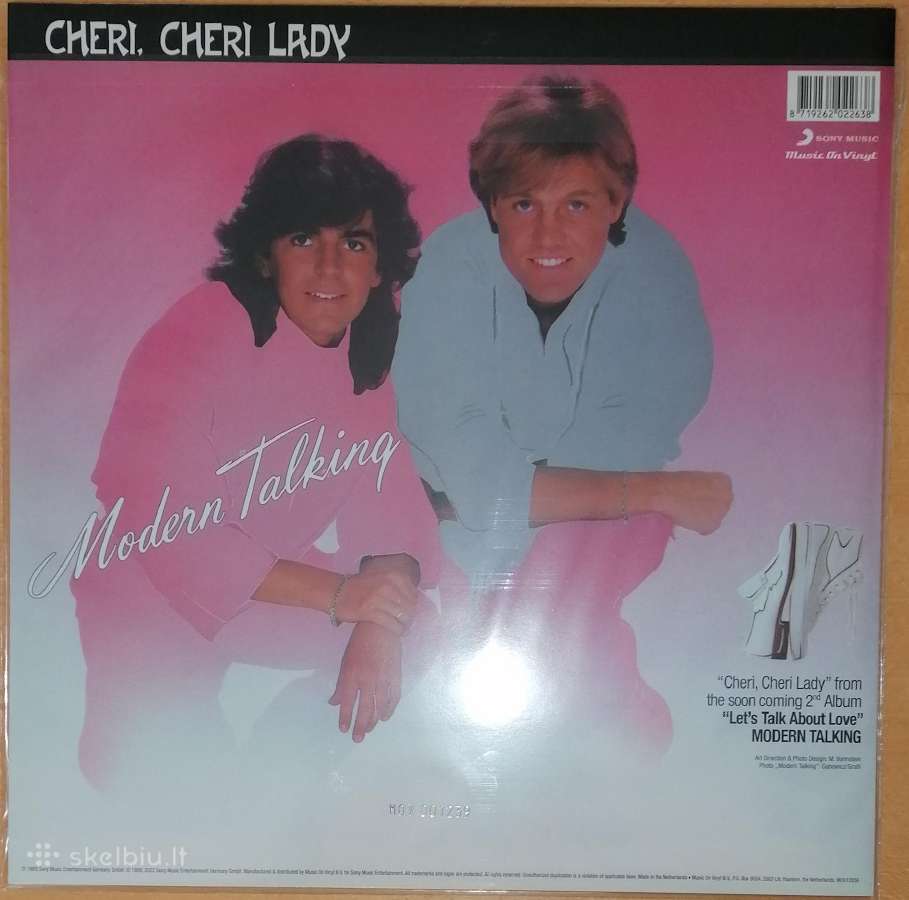 Modern Talking Cheri Cheri Lady 12" vinilas - nuotraukos Nr. 2