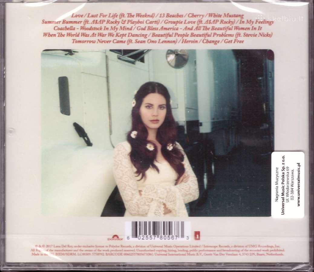 Lana Del Rey CD Lust For Life - nuotraukos Nr. 2