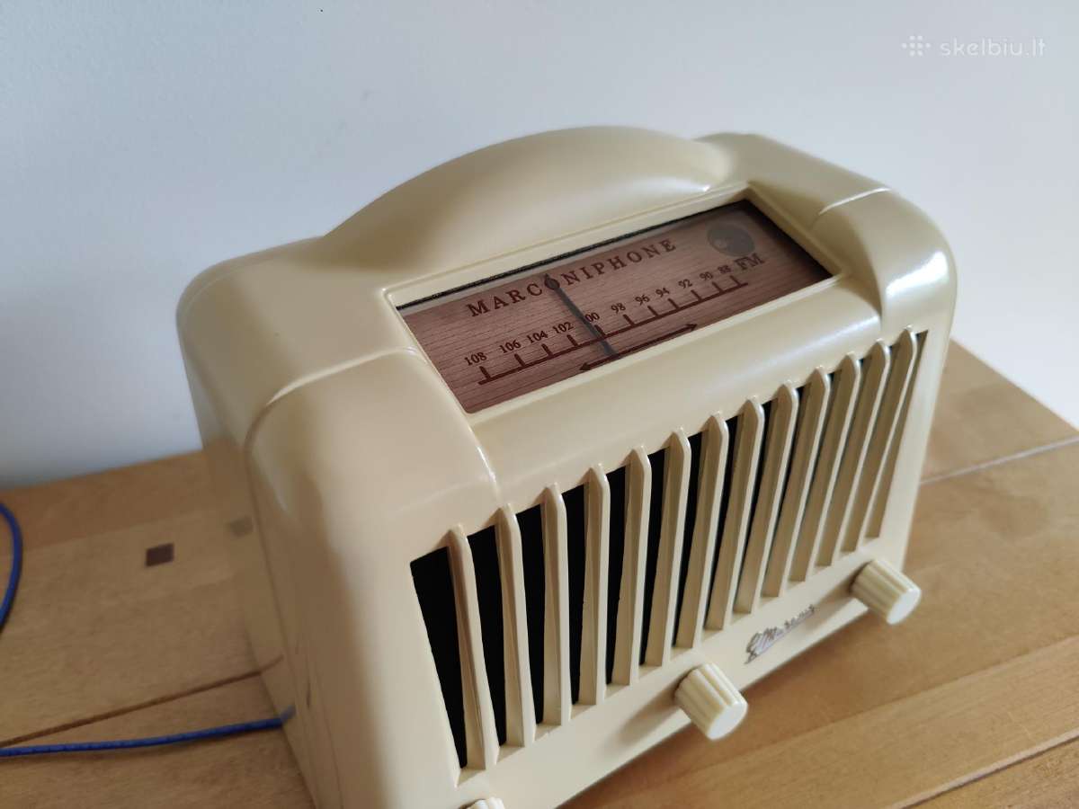 Restauruota radija Marconiphone 1949 su Fm ir Bt - nuotraukos Nr. 4