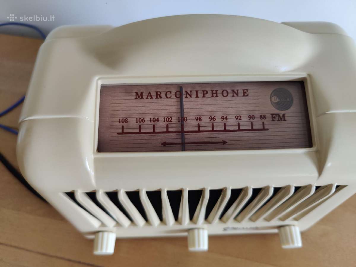 Restauruota radija Marconiphone 1949 su Fm ir Bt - nuotraukos Nr. 5