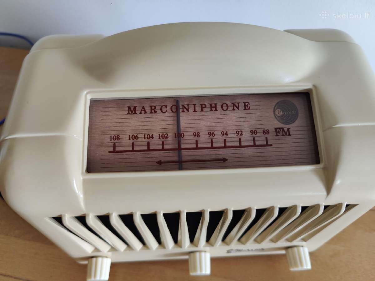 Restauruota radija Marconiphone 1949 su Fm ir Bt - nuotraukos Nr. 6