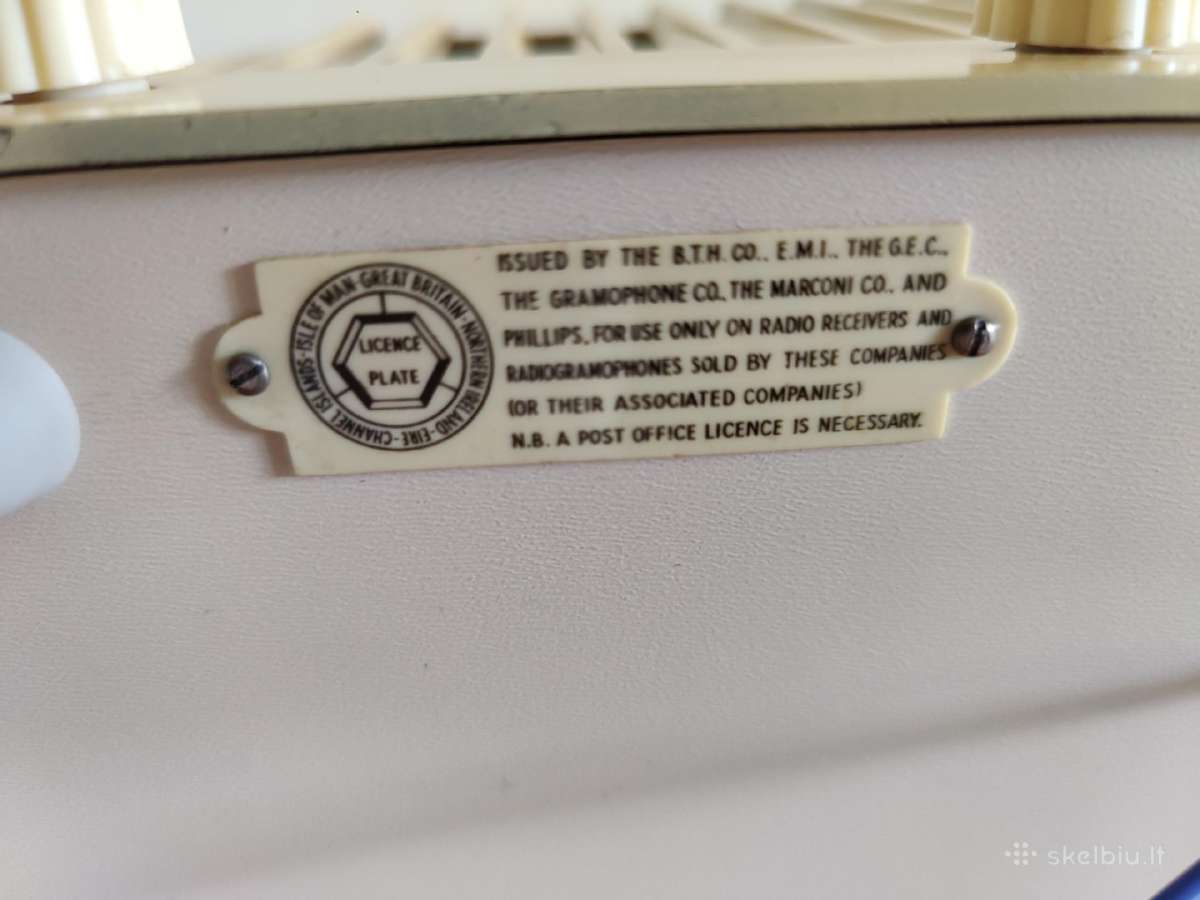 Restauruota radija Marconiphone 1949 su Fm ir Bt - nuotraukos Nr. 10