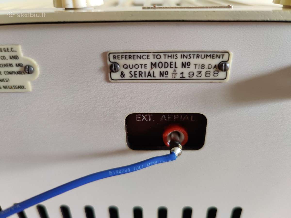 Restauruota radija Marconiphone 1949 su Fm ir Bt - nuotraukos Nr. 11