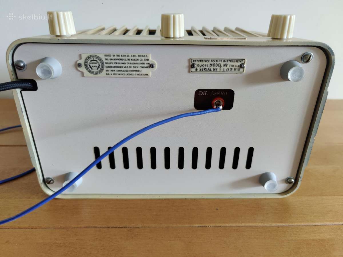 Restauruota radija Marconiphone 1949 su Fm ir Bt - nuotraukos Nr. 12