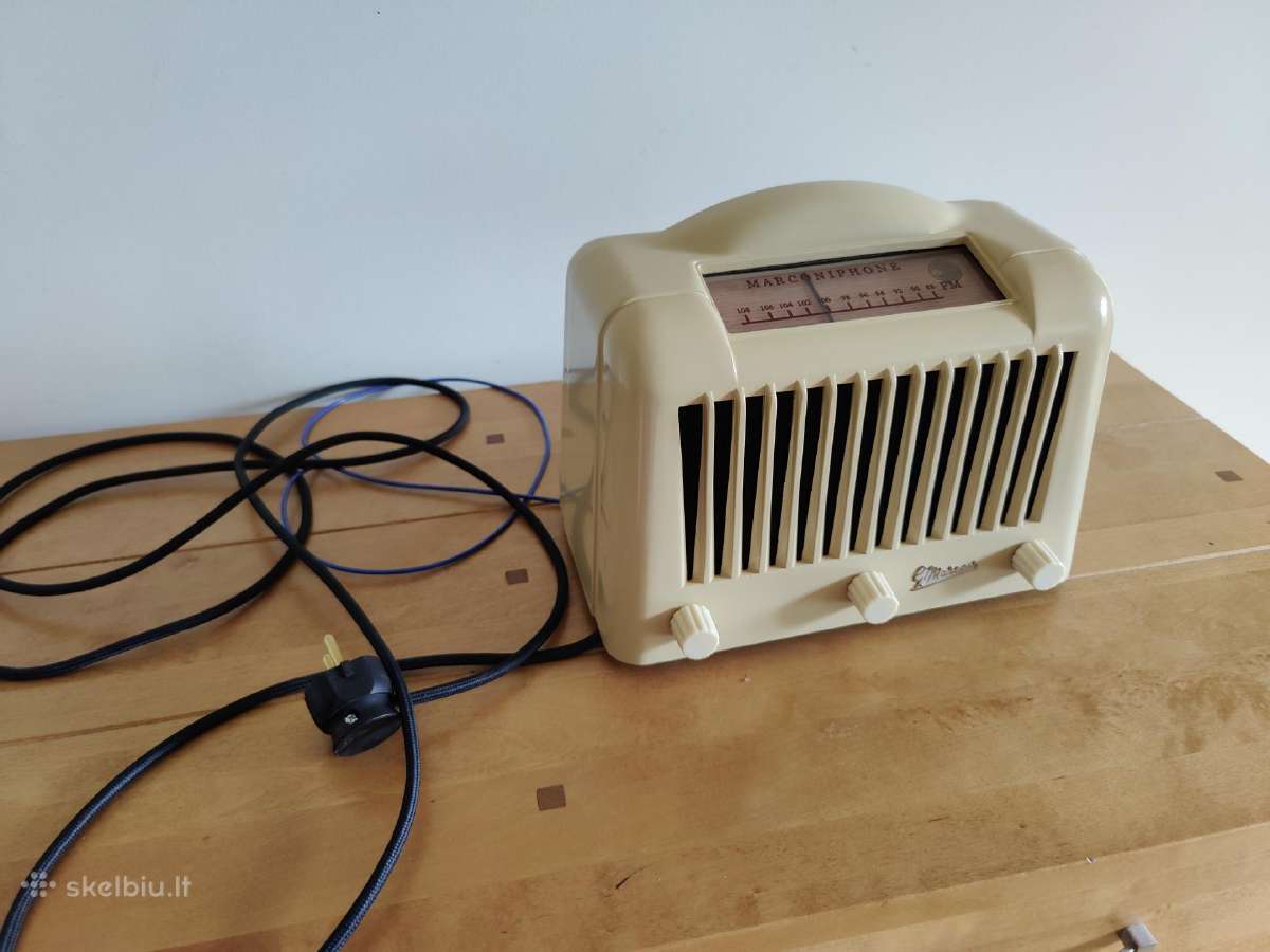 Restauruota radija Marconiphone 1949 su Fm ir Bt - nuotraukos Nr. 13