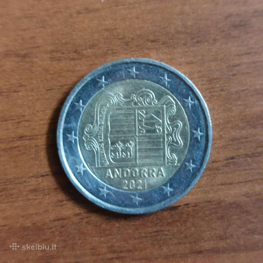 2 Euro moneta 2021 metų ,Andora . - nuotraukos Nr. 2