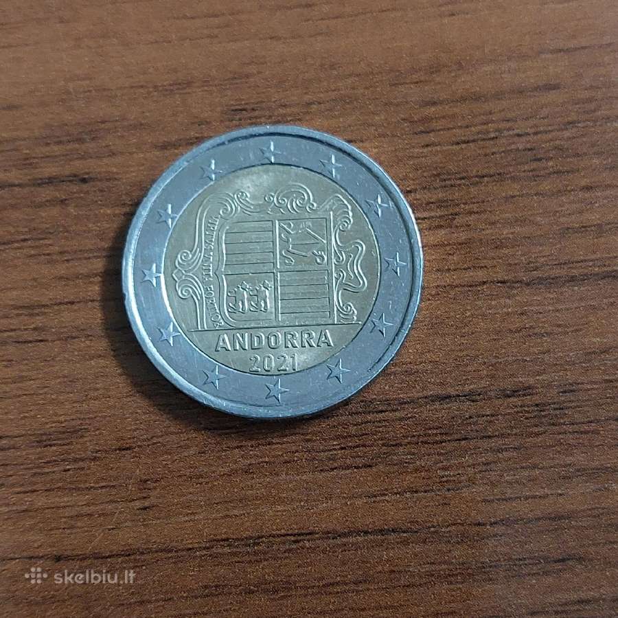 2 Euro moneta 2021 metų ,Andora . - nuotraukos Nr. 6