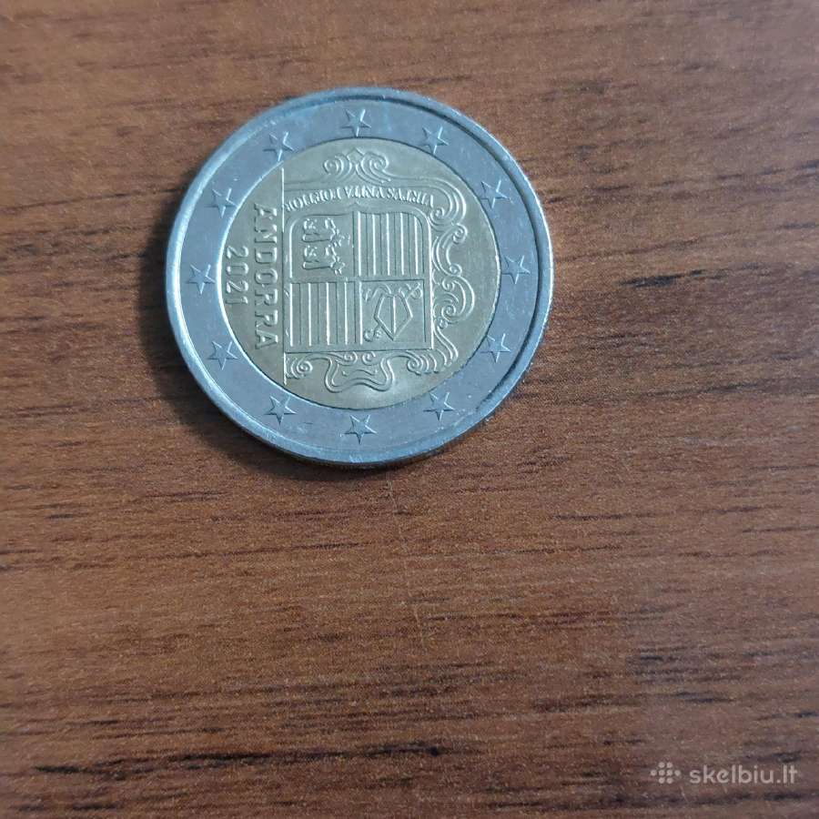 2 Euro moneta 2021 metų ,Andora . - nuotraukos Nr. 9