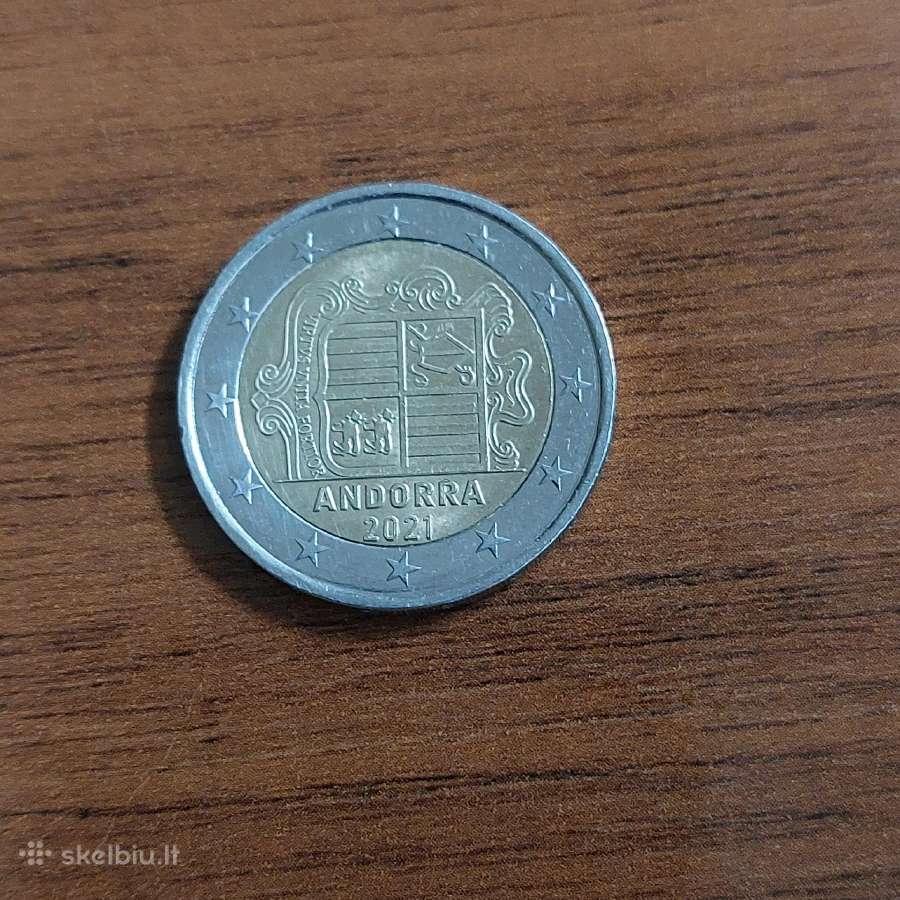 2 Euro moneta 2021 metų ,Andora . - nuotraukos Nr. 10