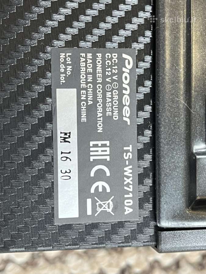 Pioneer Ts-wx710a Subwoofer - nuotraukos Nr. 3