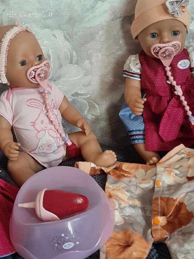 Baby born lėlės su priedais sesutėms - nuotraukos Nr. 3