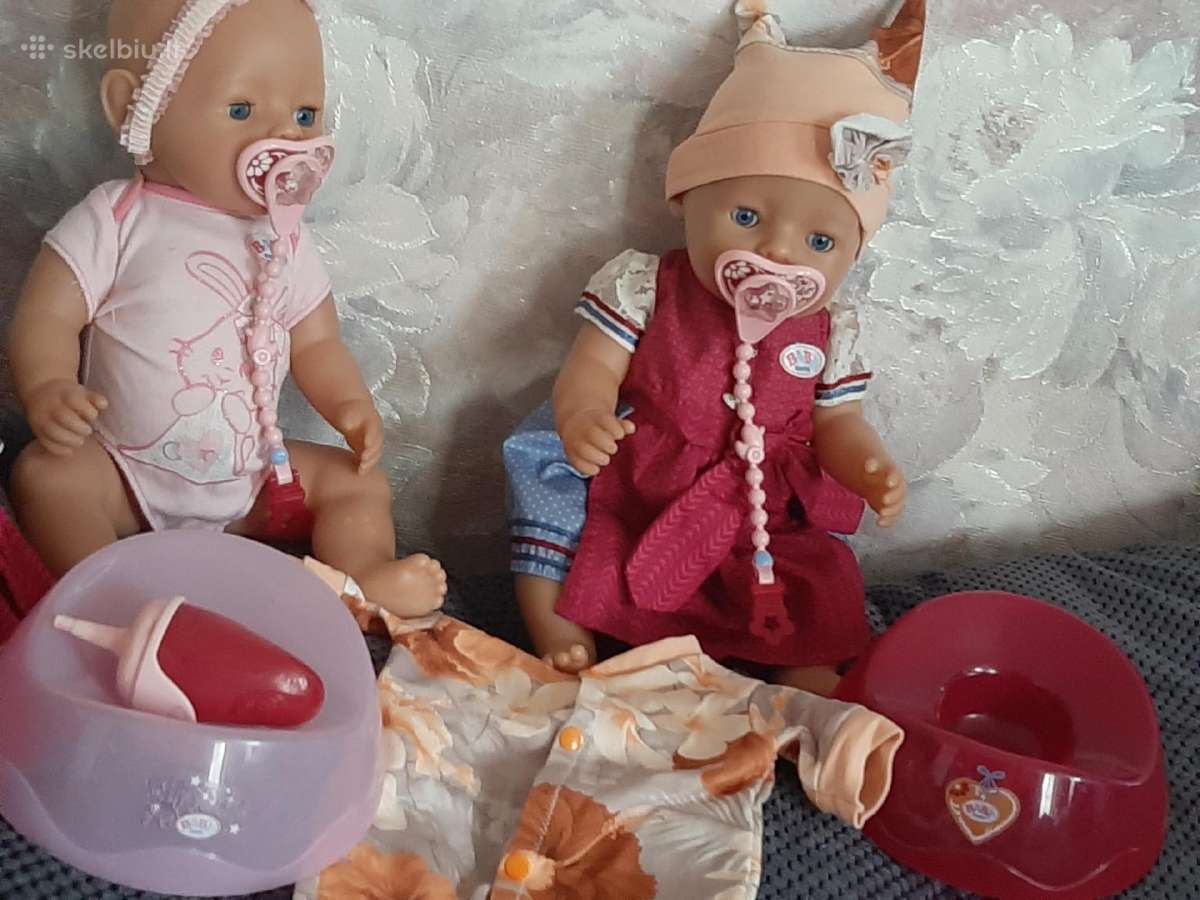 Baby born lėlės su priedais sesutėms - nuotraukos Nr. 6