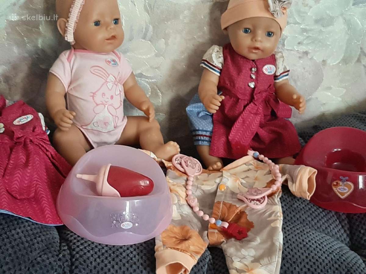 Baby born lėlės su priedais sesutėms - nuotraukos Nr. 8