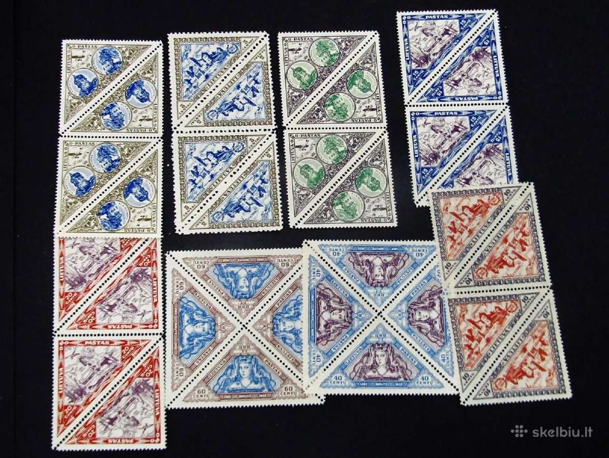 Lietuva 1933 Mi 348/355 Mnh