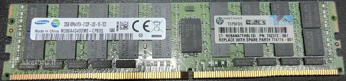Ddr3l Ecc serverinis RAM - nuotraukos Nr. 3