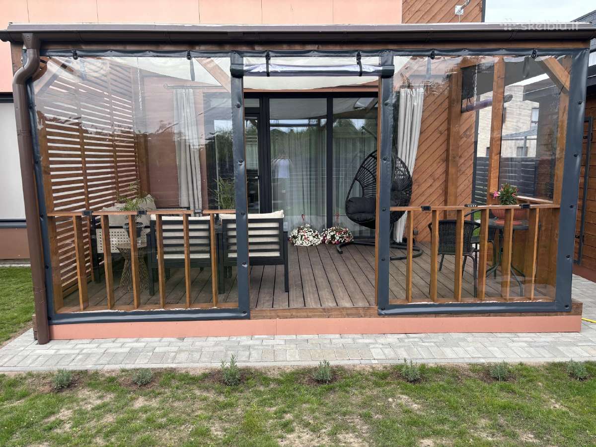 Skaidrūs tentai terasoms ir pavėsinėms - nuotraukos Nr. 4