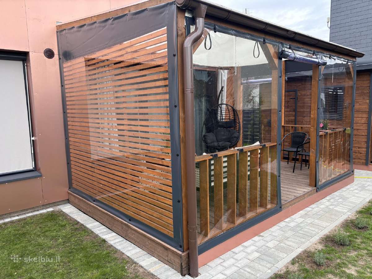 Skaidrūs tentai terasoms ir pavėsinėms - nuotraukos Nr. 5