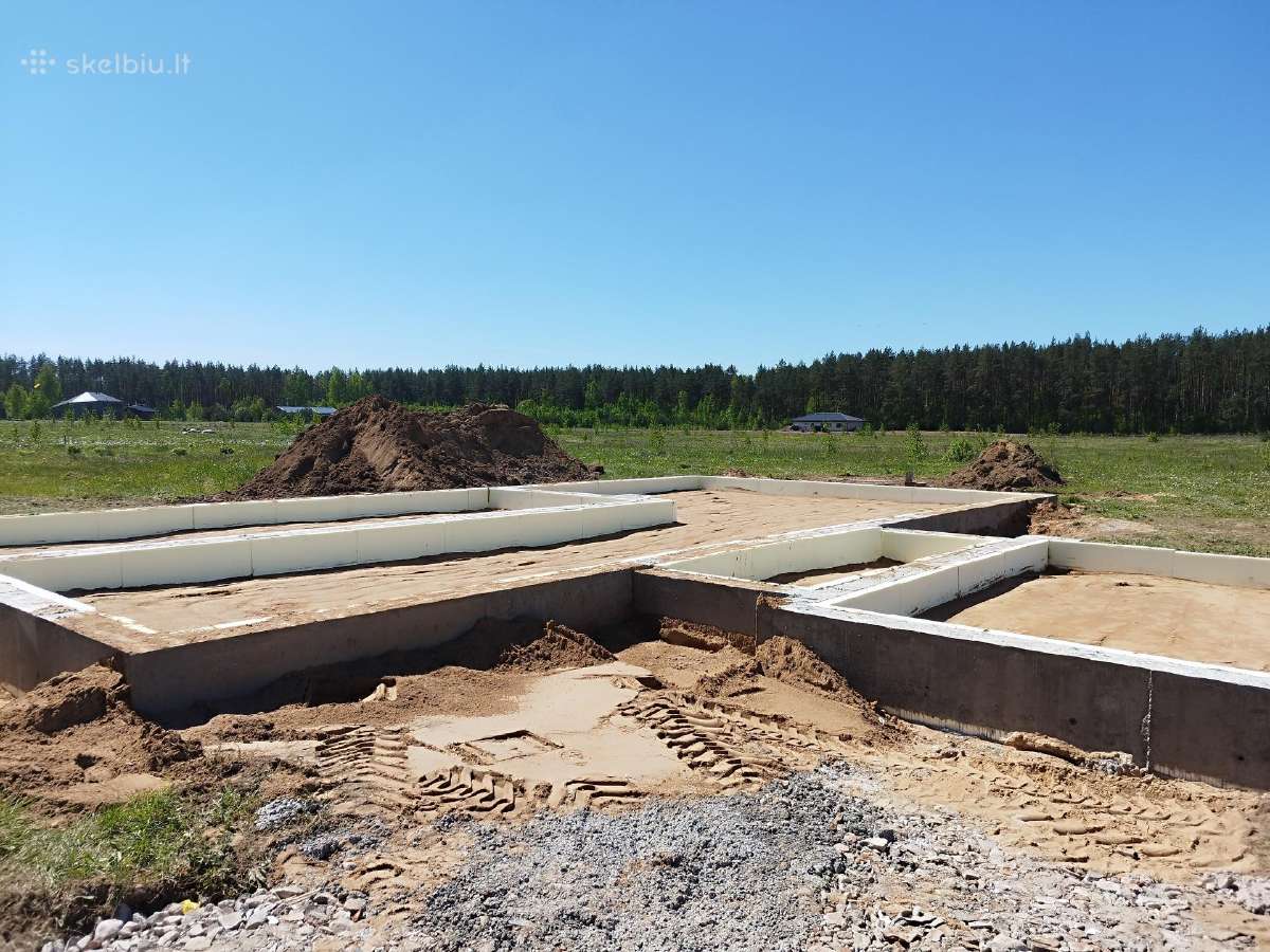 Pamatu, perdangos , sienų betonavimas. - nuotraukos Nr. 15